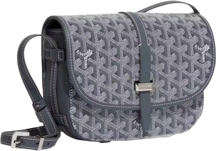 Sac Belvédère vintage leather grey