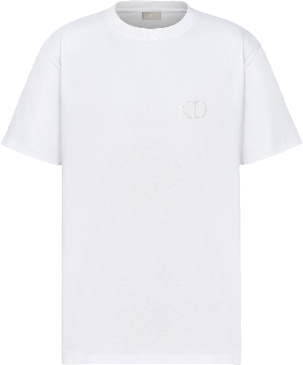 T-shirt CD Icon, coupe relax blanc