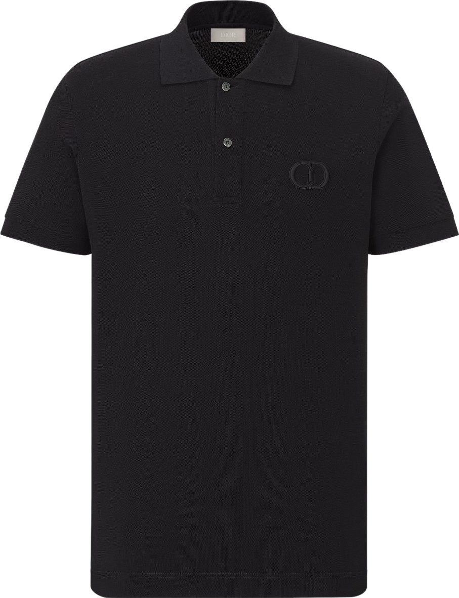 Polo CD Icon, coupe relax Jersey de coton noir