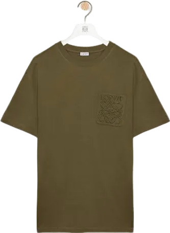 LOEW T shirt décontracté kaki