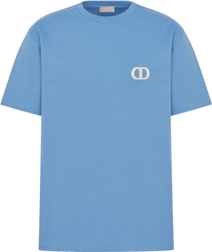 T-shirt CD Icon, coupe relax bleu