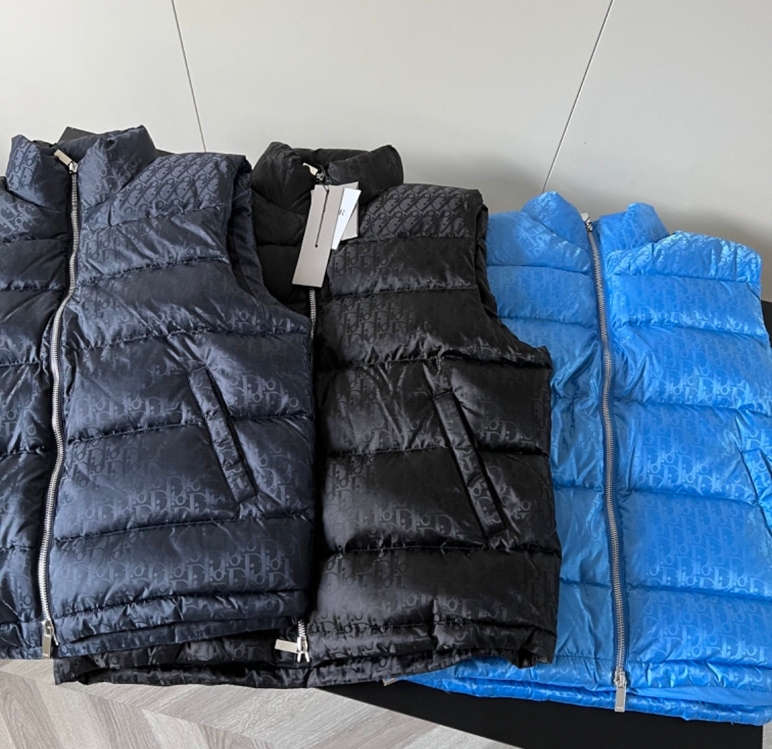 Doudoune sans manche blue navy CD facture