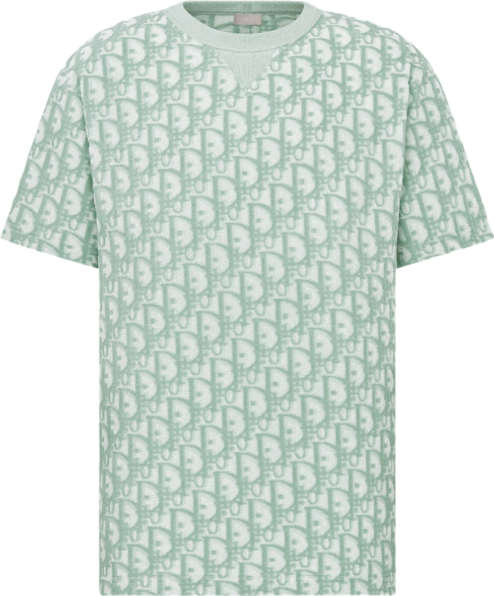 T-shirt cd Oblique, coupe relax vert