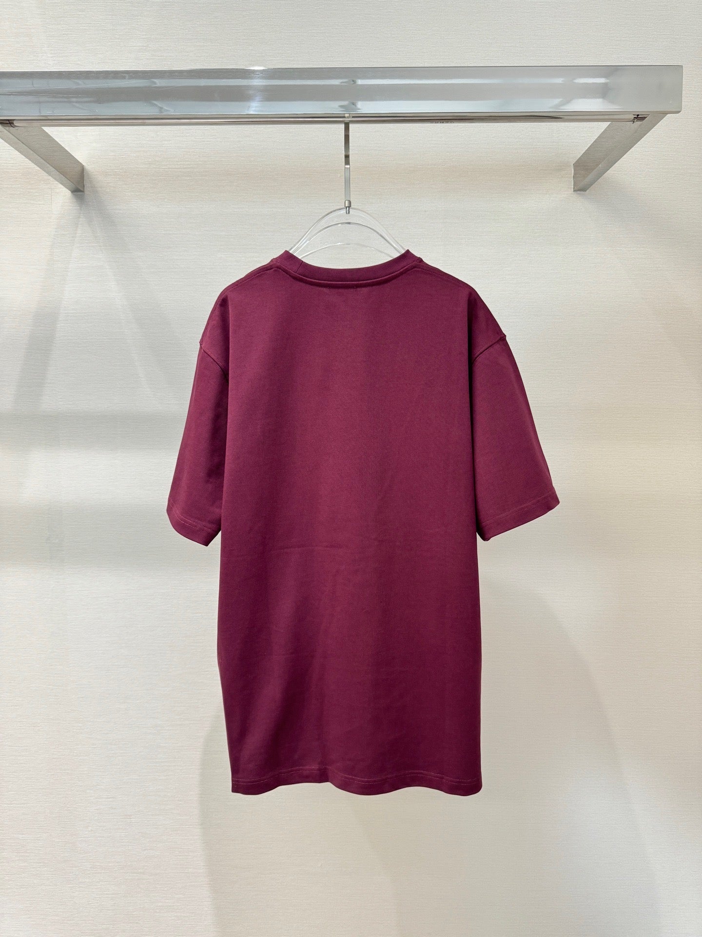T-shirt CD Icon, coupe relax bordeaux