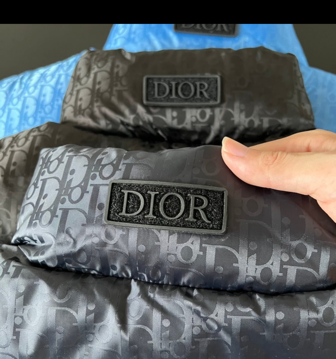 Doudoune sans manche blue navy CD facture