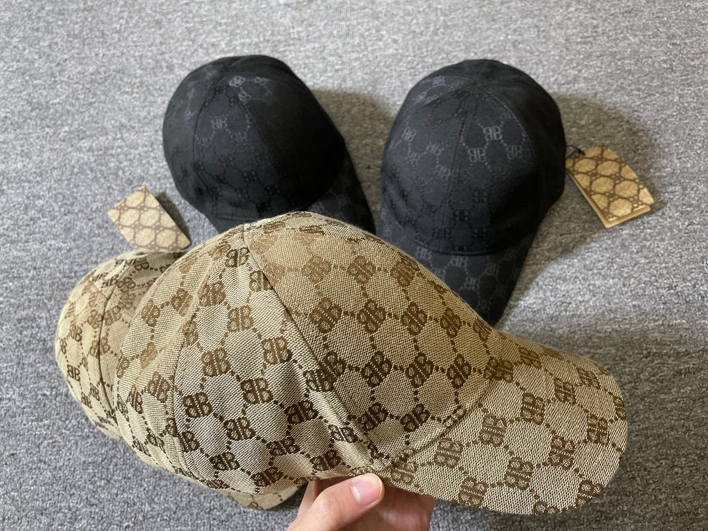 Casquette blncg x Gg marron