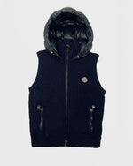 Moncler doudoune sans manches bi matière