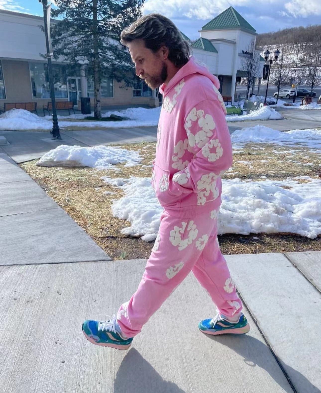 Survêtement Denim Trs pink