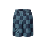Short Damier en soie