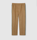 Pantalon de jogging en toile en mélange de lin GG