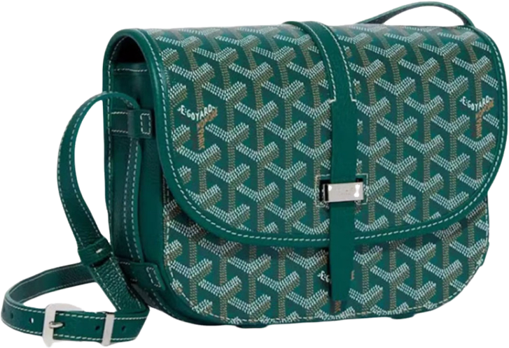 Sac Belvédère  green leather