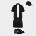 Outfit Prada Noir + Casquette Offerte