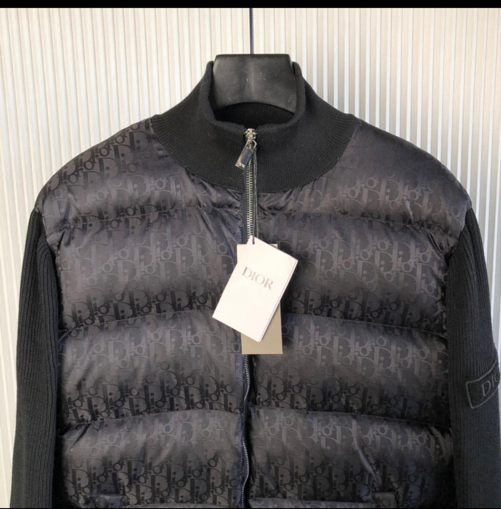 Veste Cd en maille noir facture