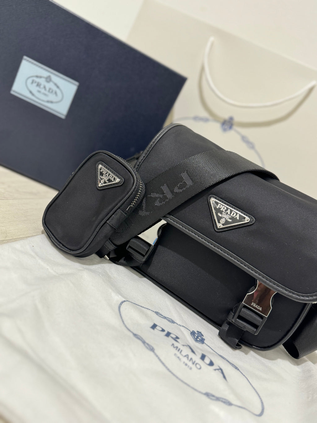 Sacoche prd Noir nylon  facture