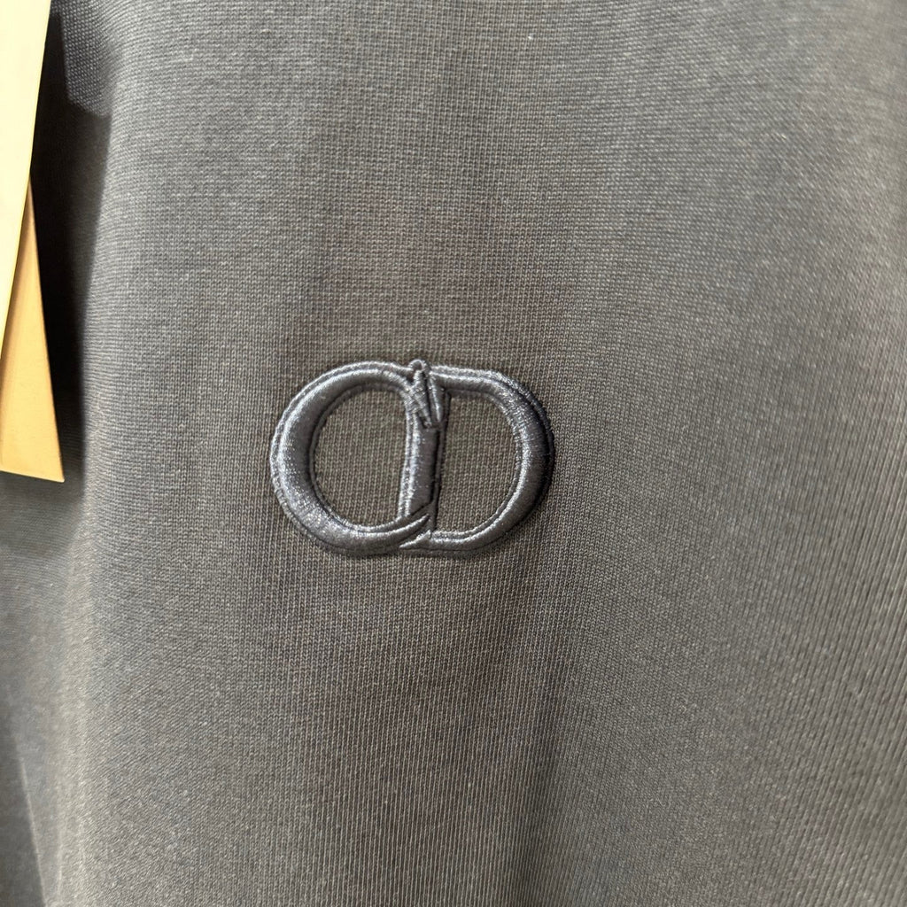 T-shirt CD Icon, coupe relax Jersey de coton noir