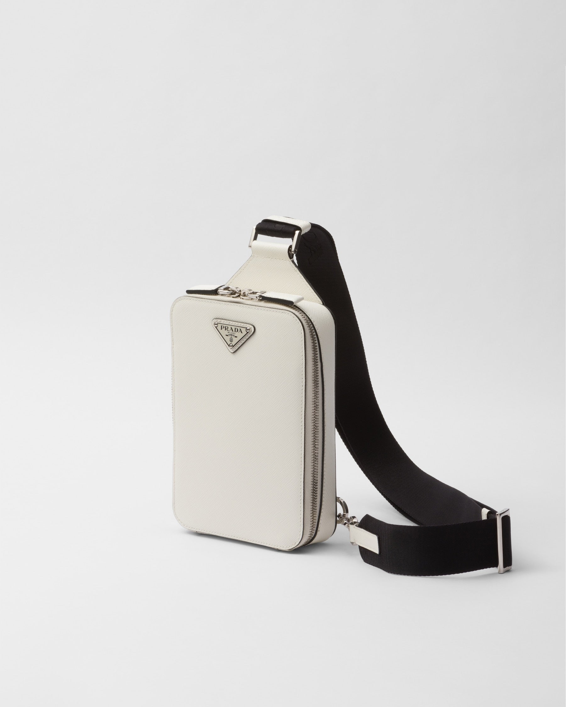 Sac Prada Brique en cuir Saffiano