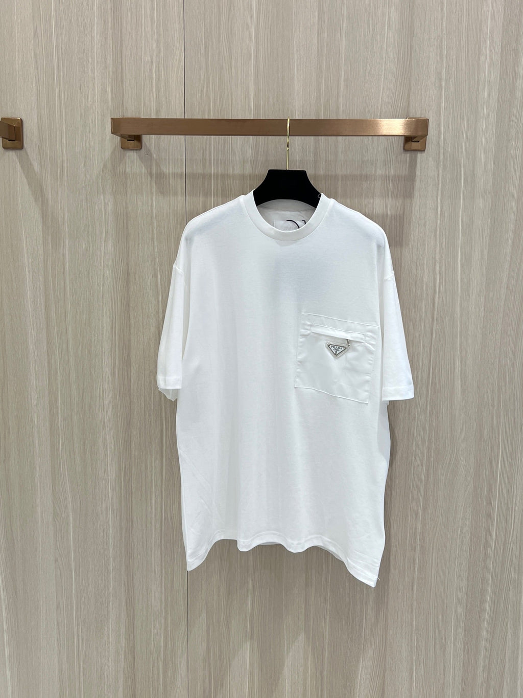 T shirt Prd Black Cotton  and re nylon