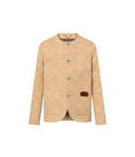 Veste Chic Damier sans col