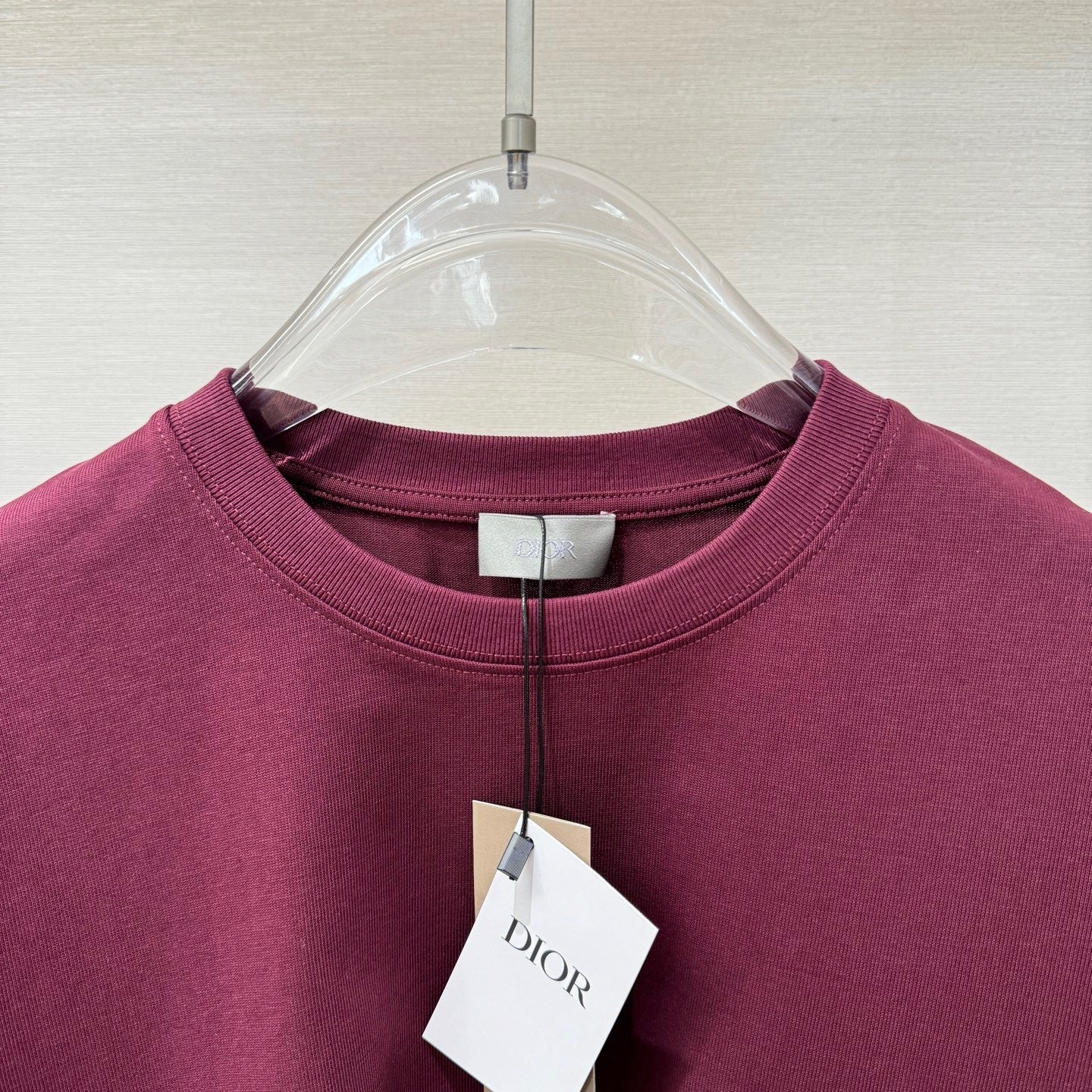 T-shirt CD Icon, coupe relax bordeaux