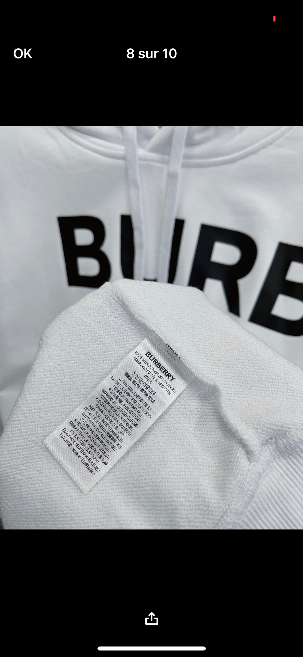 Sweat brb blanc