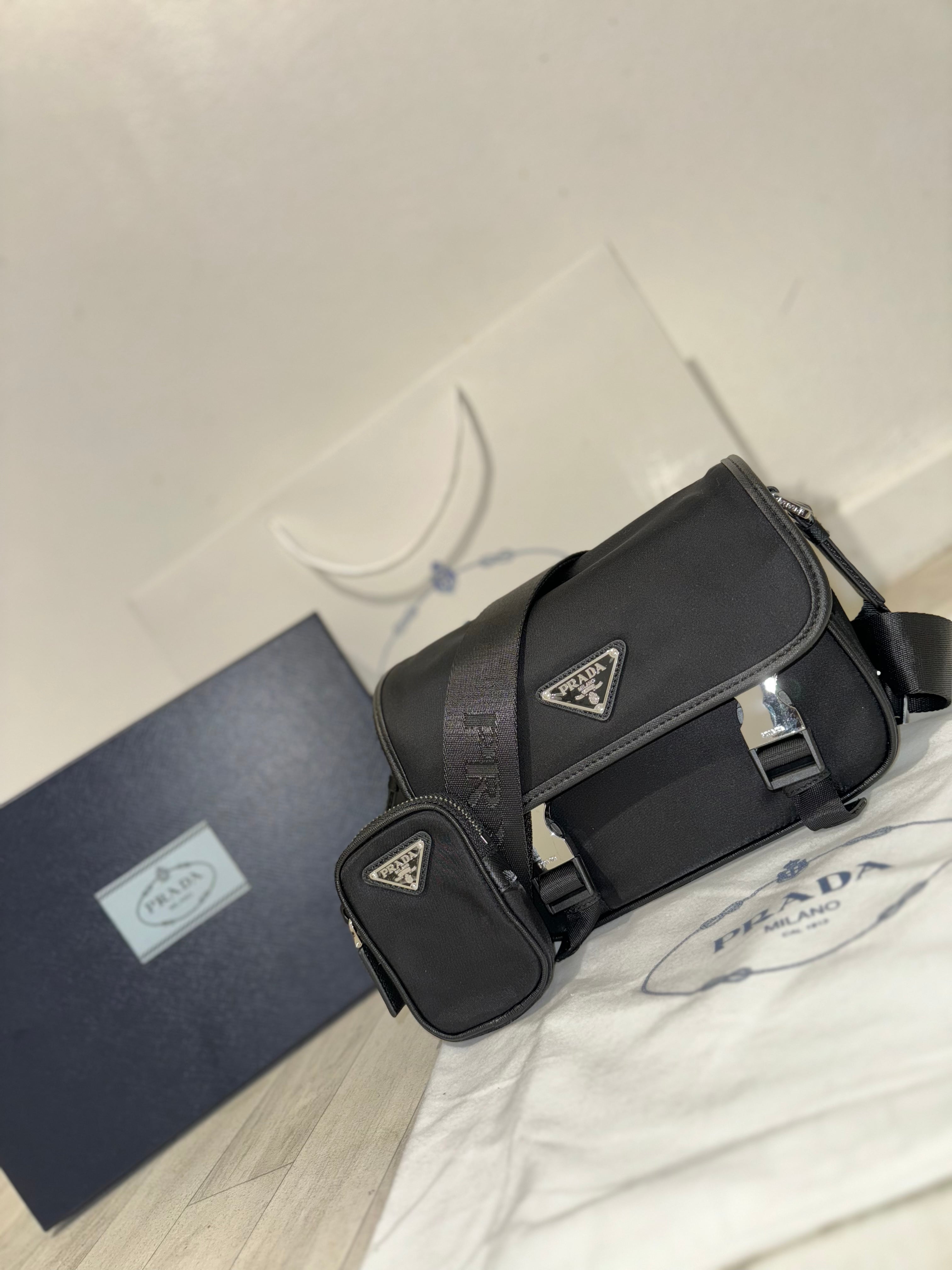 Sacoche prd Noir nylon  facture