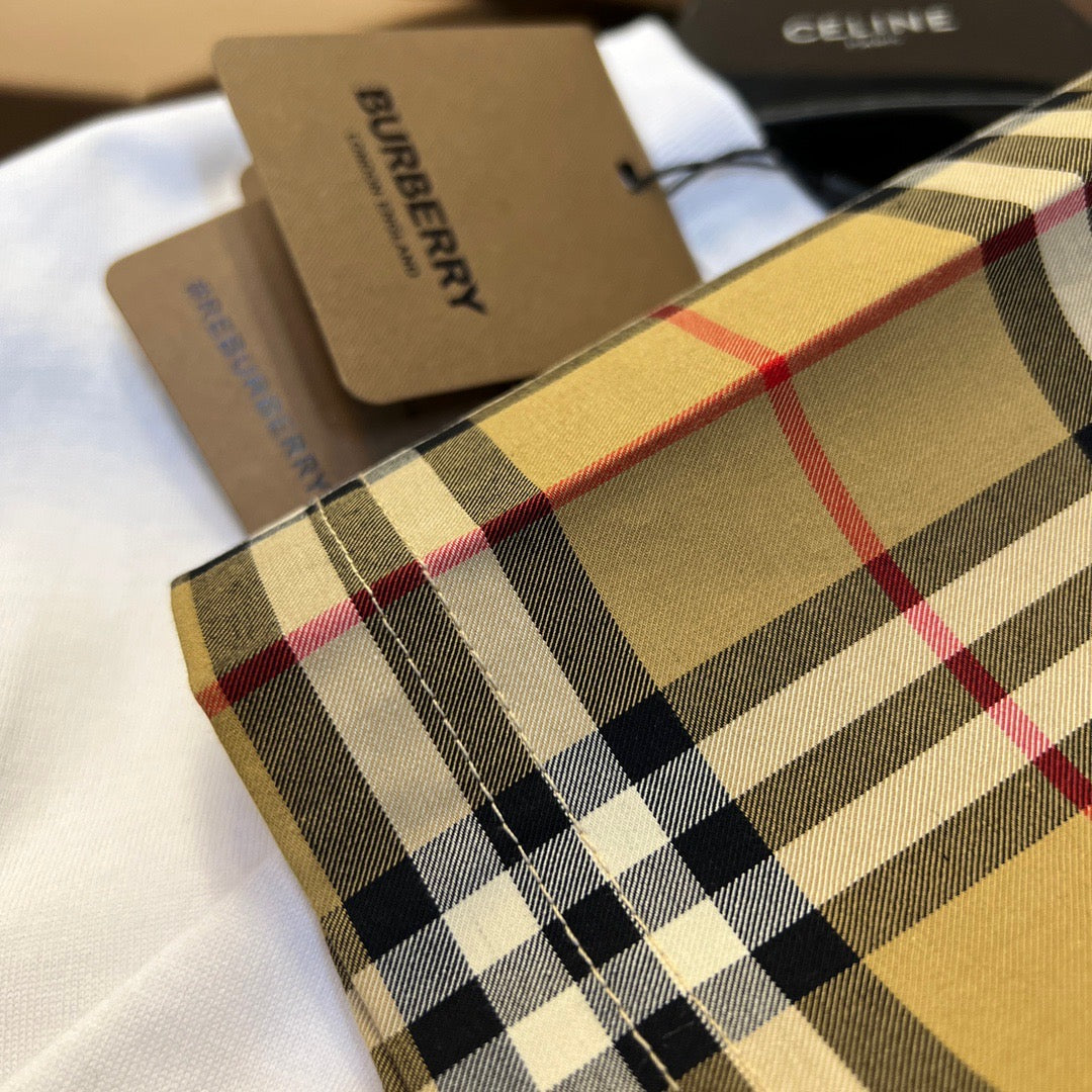 T shirt Brb white brown