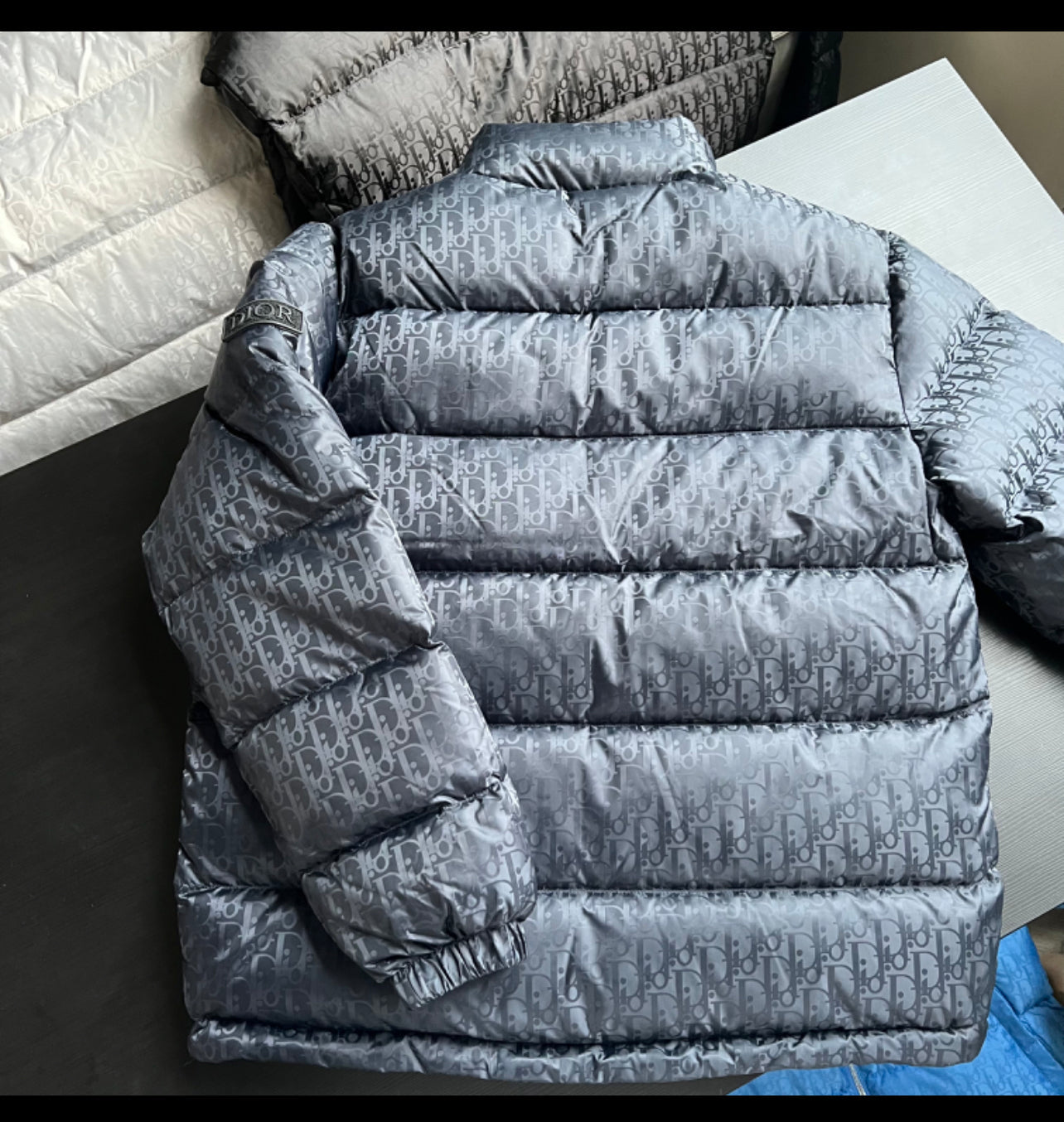 Doudoune CD oblique bleu nuit facture 2023