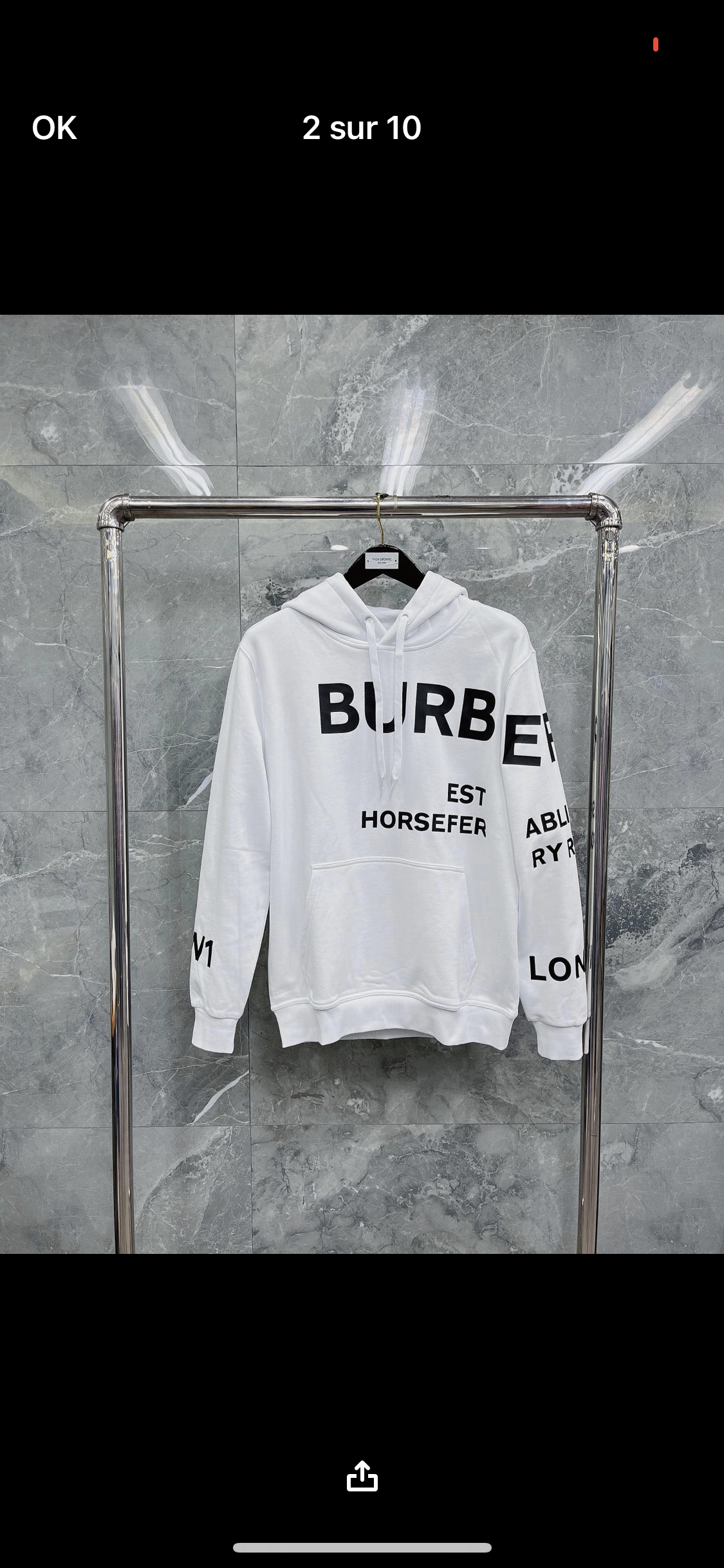 Sweat brb blanc
