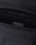 Sac porté épaule en Re-Nylon et cuir Saffiano