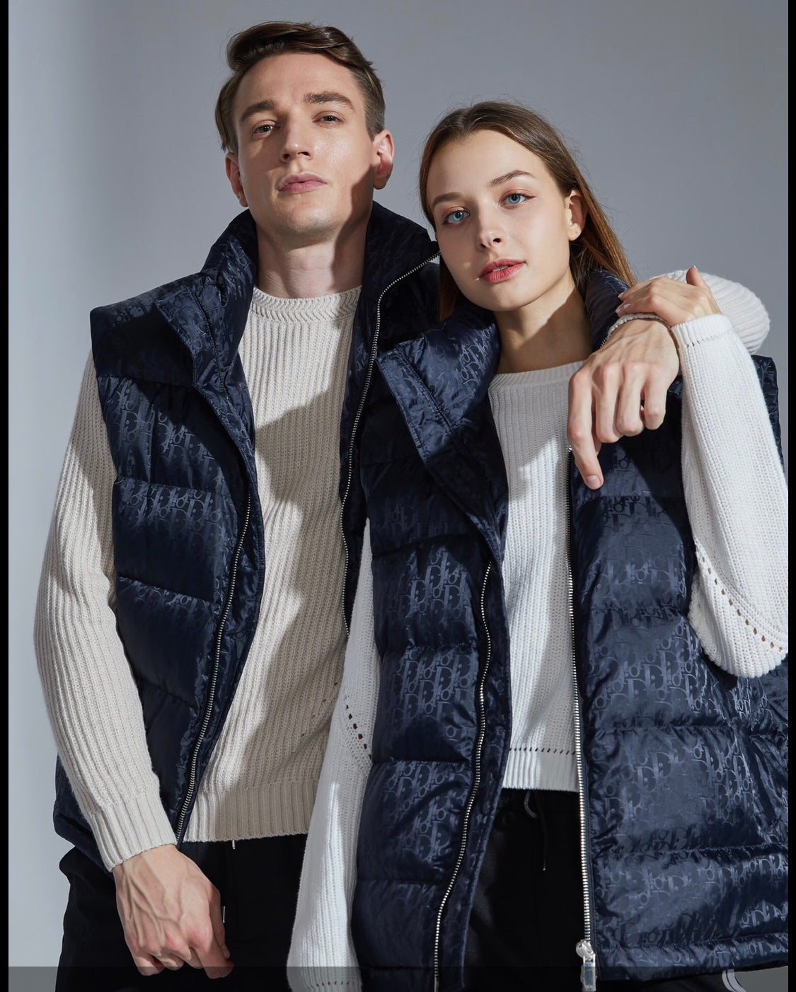 Doudoune sans manche blue navy CD facture