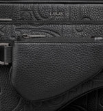 Triple Pouch Saddle Cuir