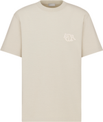 T-shirt Cd Charm, coupe relax Jersey de coton beige