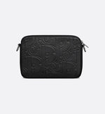 Triple Pouch Saddle Cuir