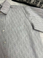 Ensemble  CD Oblique Denim de coton gris