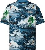 Tee-shirt lv  manches courtes imprimé en coton