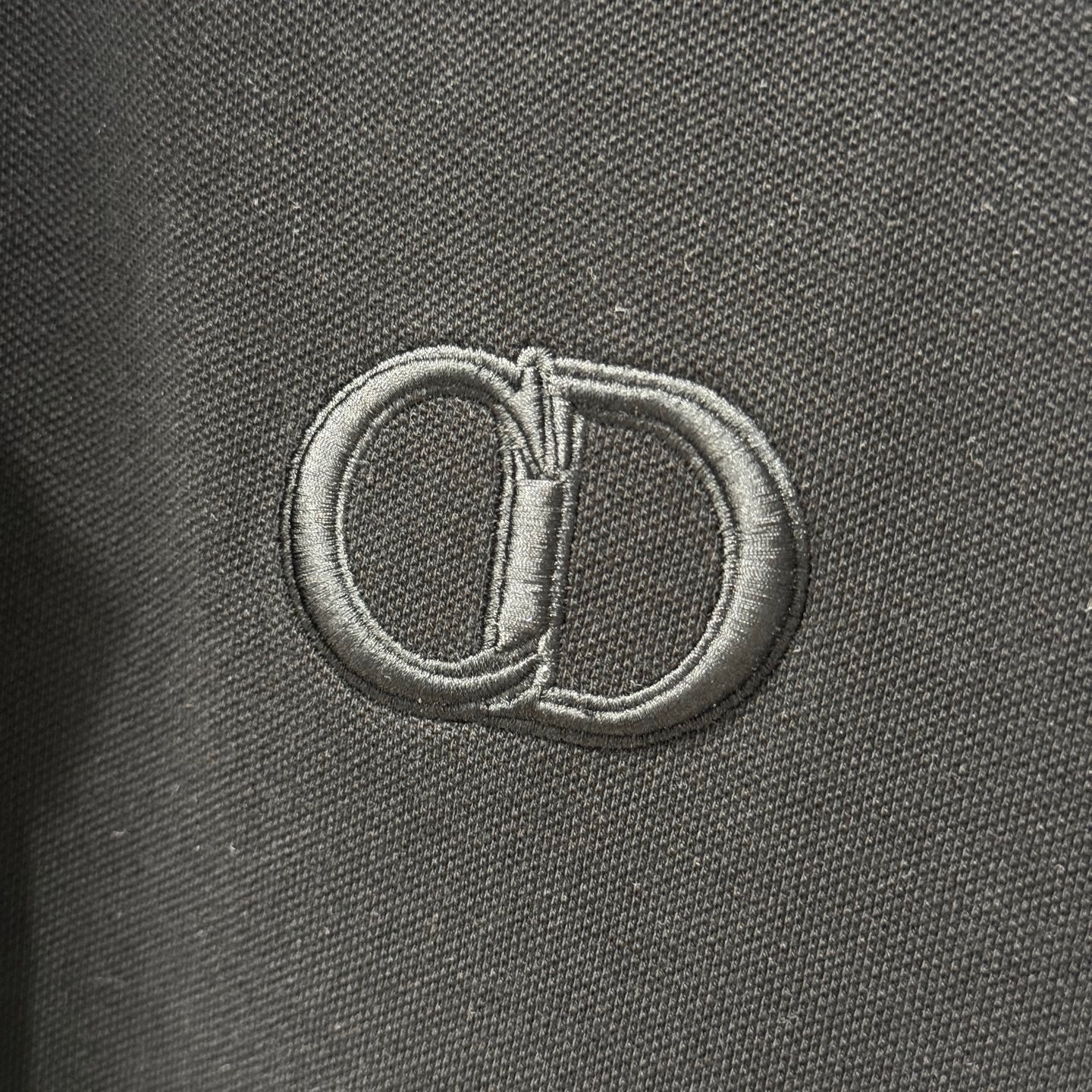 Polo CD Icon, coupe relax Jersey de coton noir