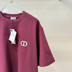 T-shirt CD Icon, coupe relax bordeaux
