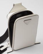 Sac Prada Brique en cuir Saffiano