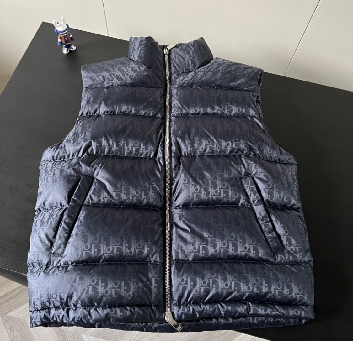 Doudoune sans manche blue navy CD facture