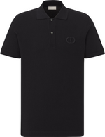 Polo CD Icon, coupe relax Jersey de coton noir