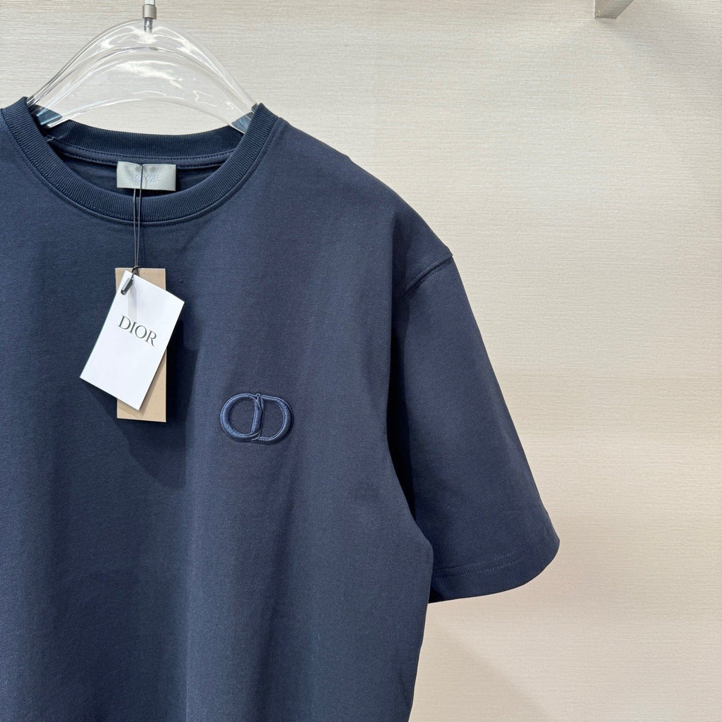 T-shirt CD Icon, coupe relax Jersey de coton noir