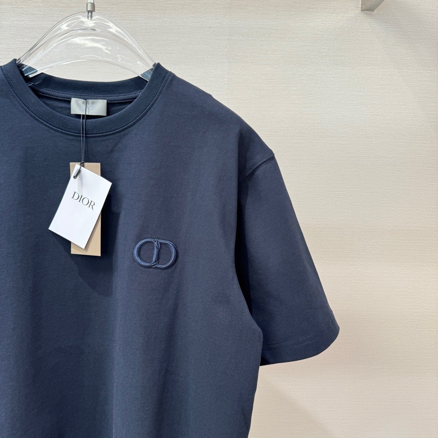 T-shirt CD Icon, coupe relax Jersey de coton noir