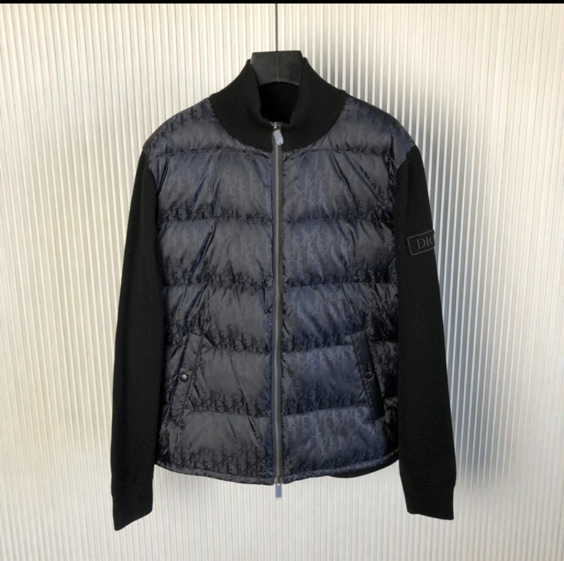 Veste Cd en maille noir facture