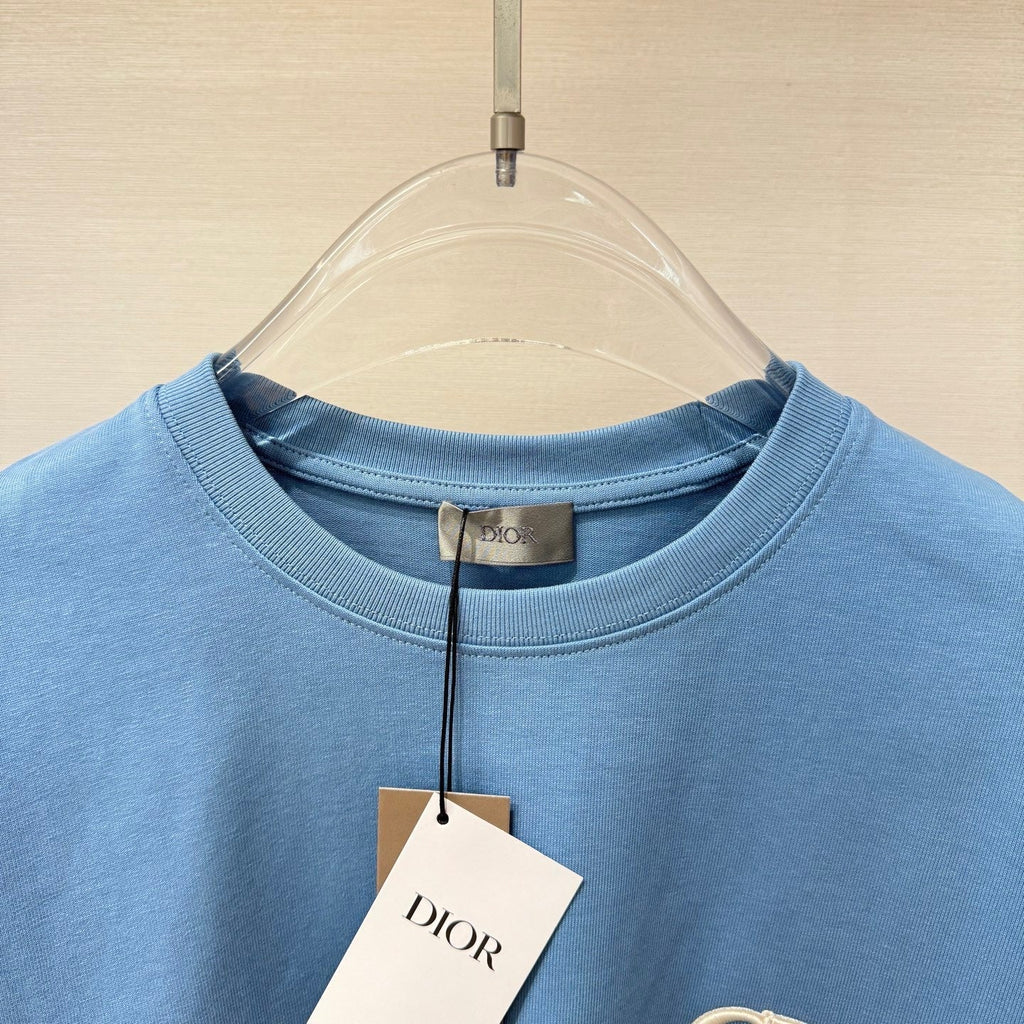 T-shirt CD Icon, coupe relax bleu