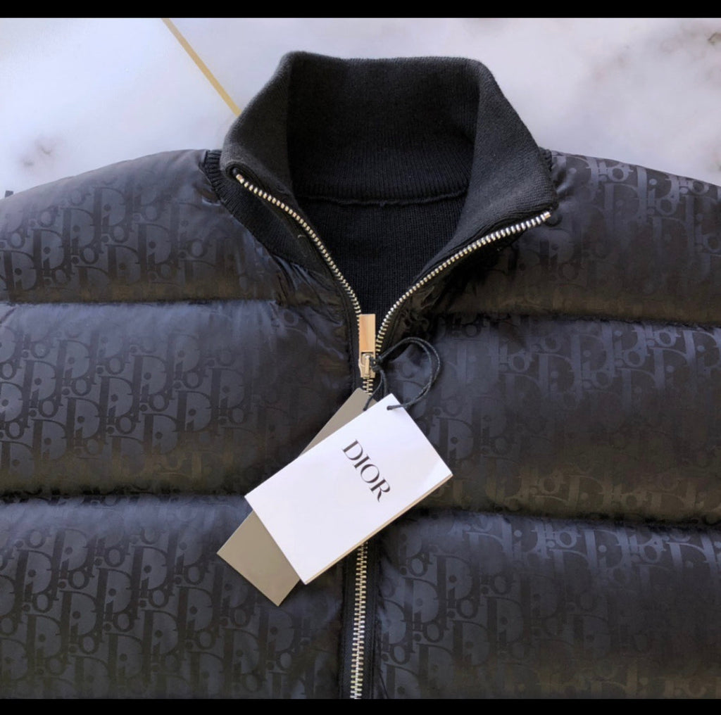 Veste Cd en maille noir facture