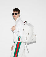Sac à dos avec détail bande Web grand format