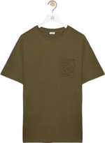 LOEW T shirt décontracté kaki