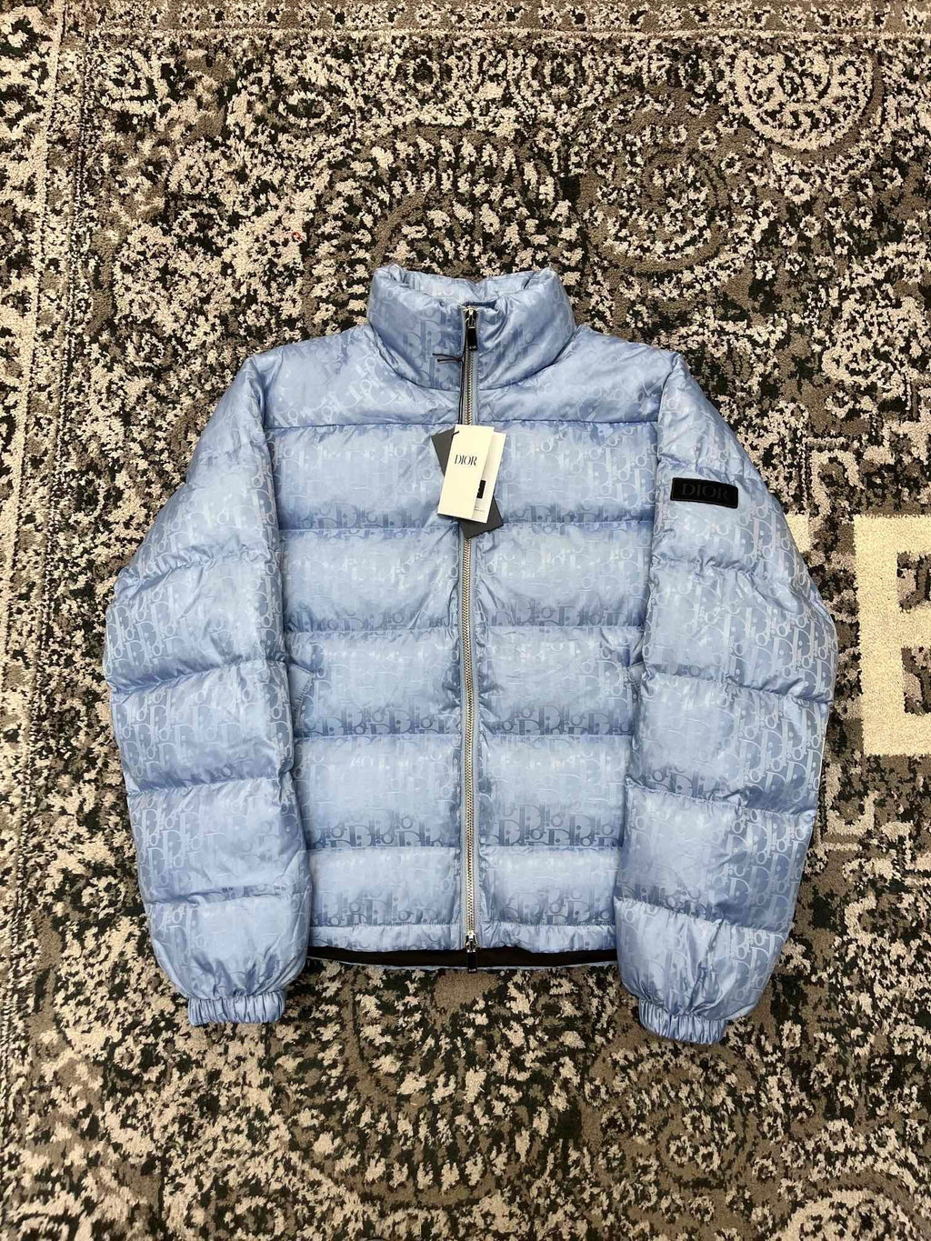 Doudoune CD oblique bleu ciel facture 2023