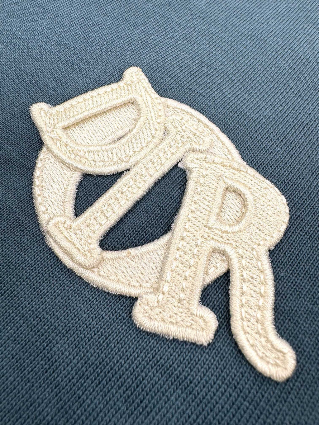 T-shirt Cd Charm, coupe relax Jersey de coton bleu