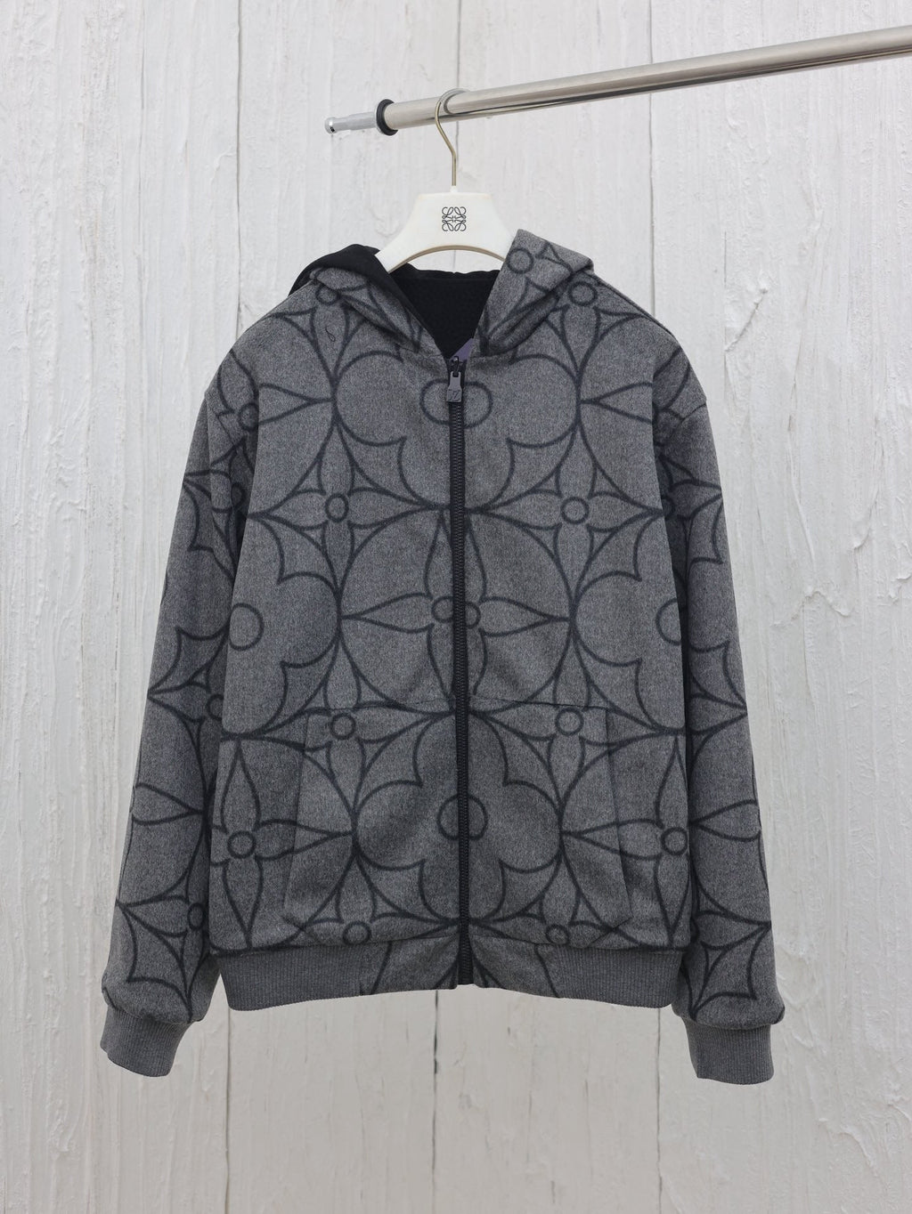 Blouson capuche réversible Lv